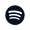 Black Spotify Icon